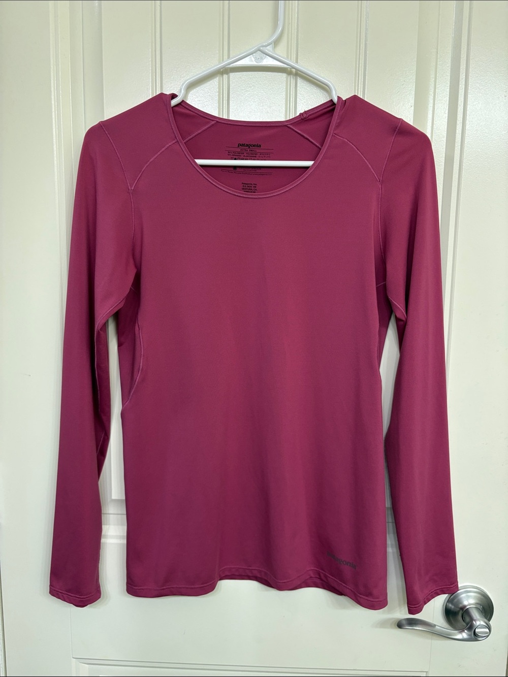 Patagonia Women's Long-Sleeve Tee - Raspberry